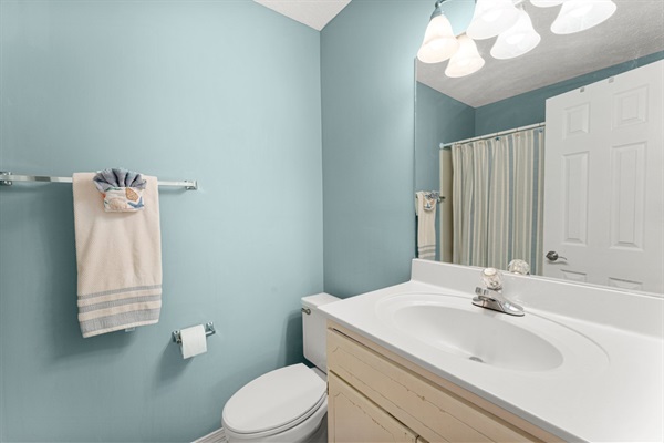 Bathroom #2 with tub/shower combo