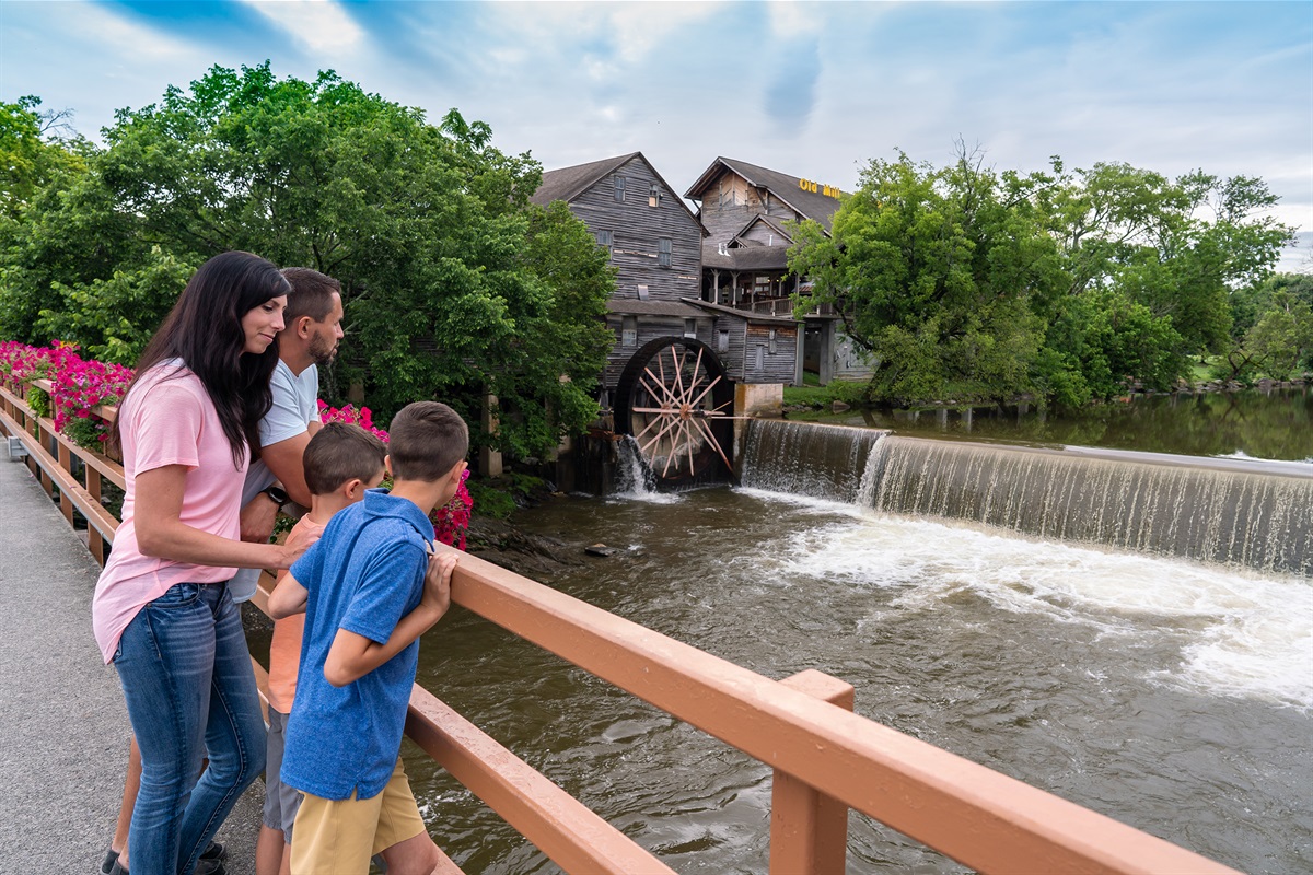 Check out the Old Mill 3 miles away!