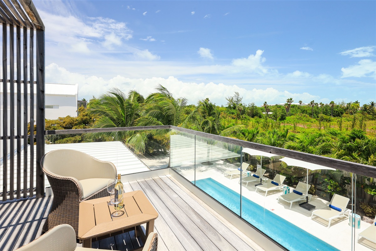 Second floor balcony