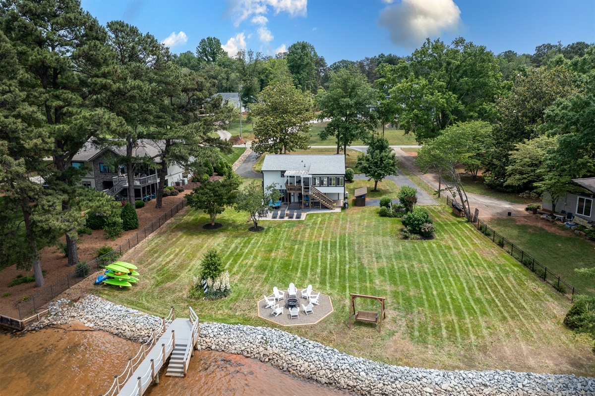 Large Lawn for Backyard Games