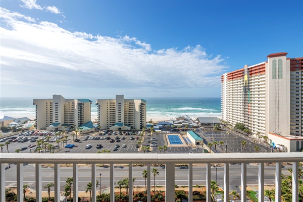 Straight out into the Gulf