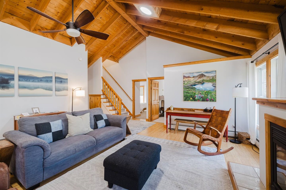 Spacious and bright living room