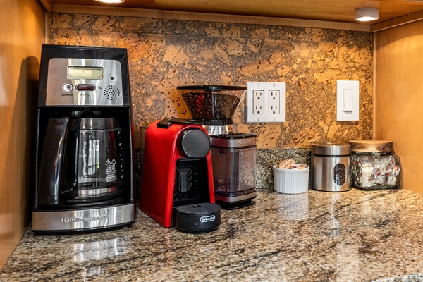 Fully Stocked Coffee Bar