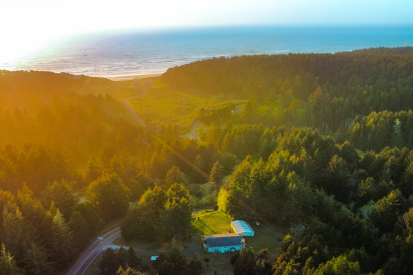 Sunset Arial View