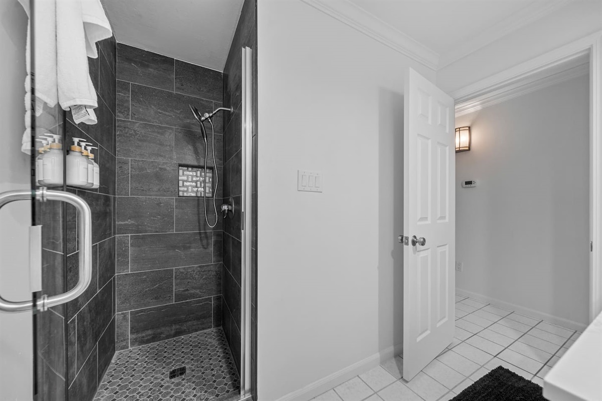 The Custom Tile Shower in the 3rd Bathroom.