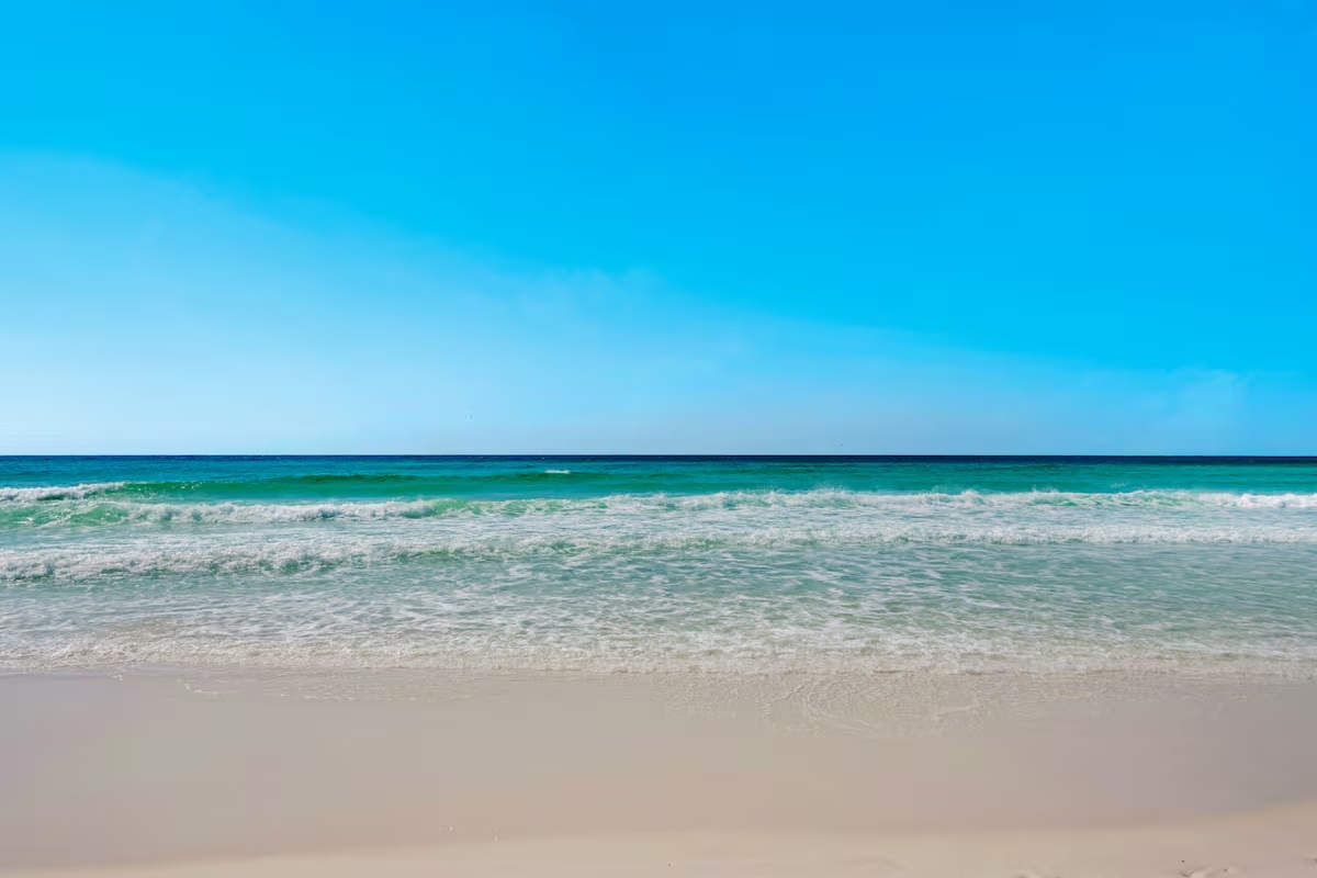 Just a short walk to the beach!