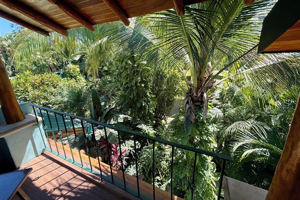 Private patio upstairs bedroom 5