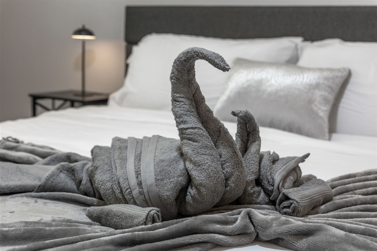 High-quality, soft cotton towels for a hotel-like experience