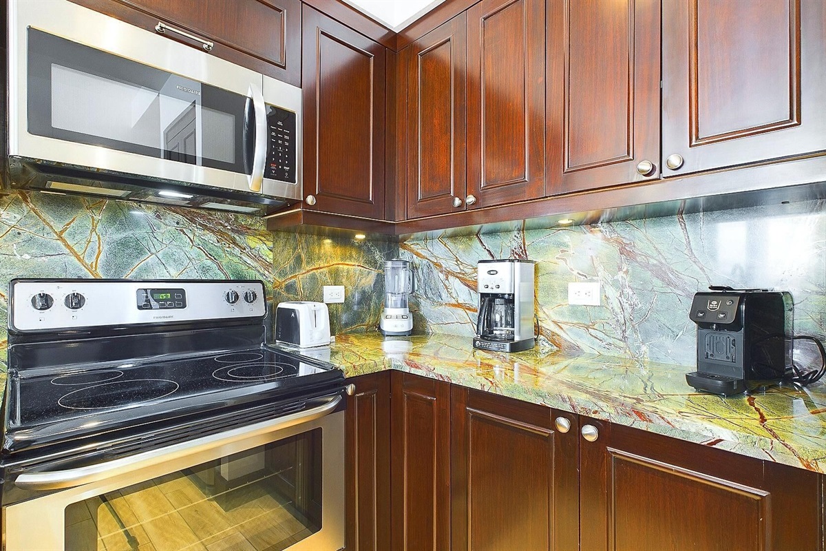Fully equipped kitchen