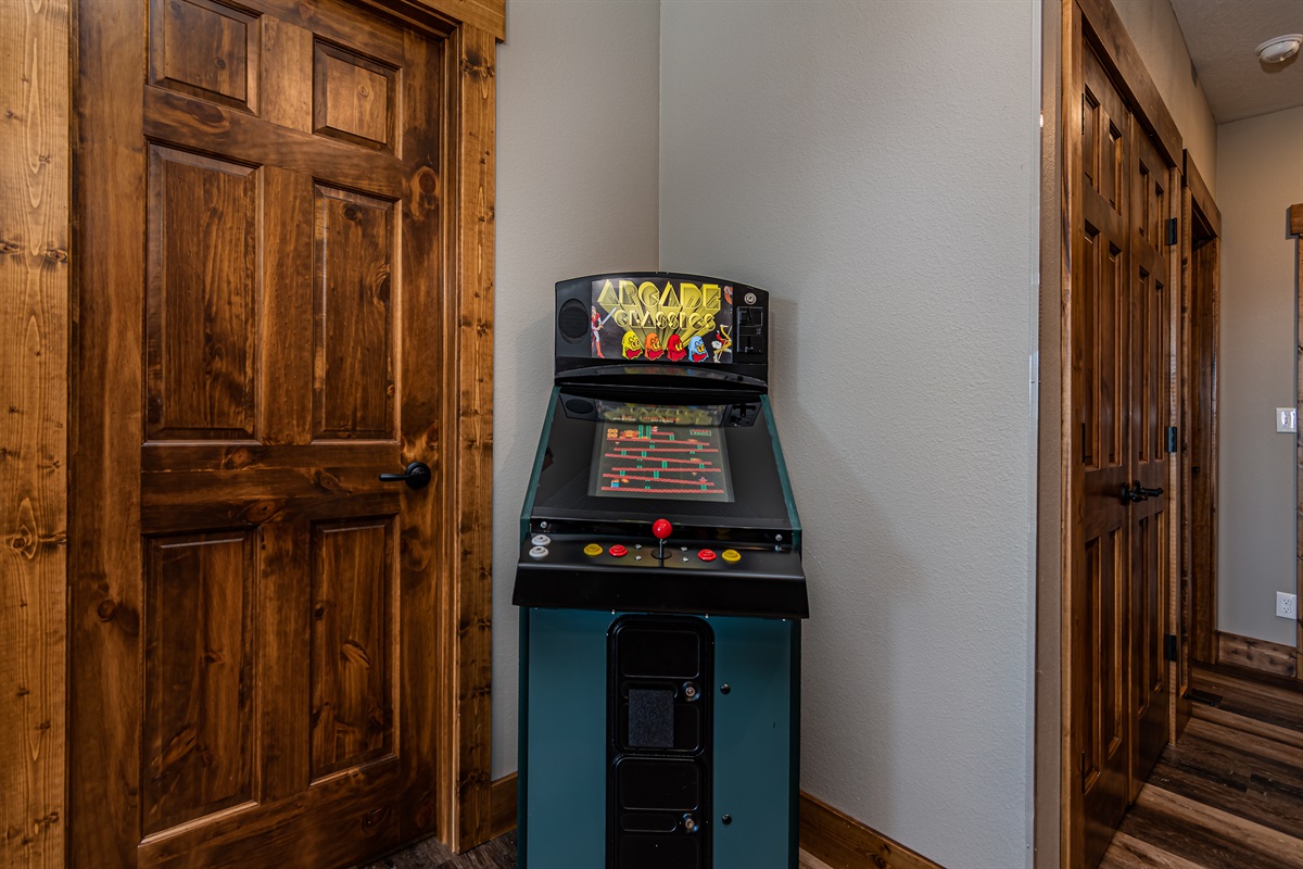Arcade games for both the kids AND adults to enjoy!