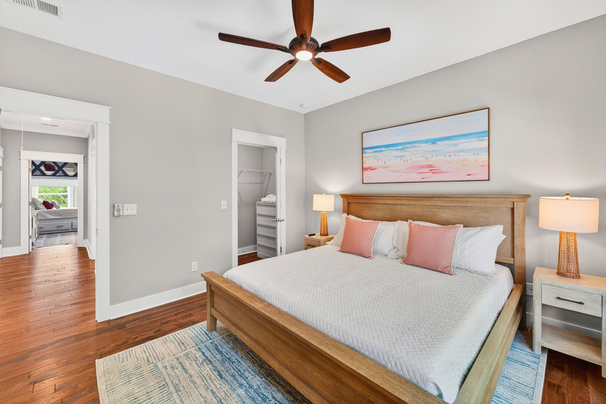 King Suite Bedroom 3 | Driftwood Dreams | 105 Forest Trail | Isle of Palms, SC | IOP Escapes