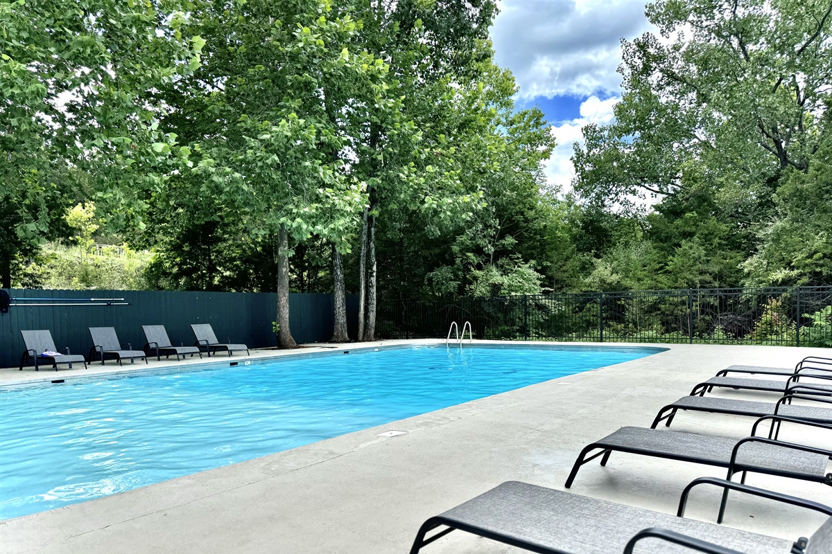 Community pool located behind the Clubhouse!