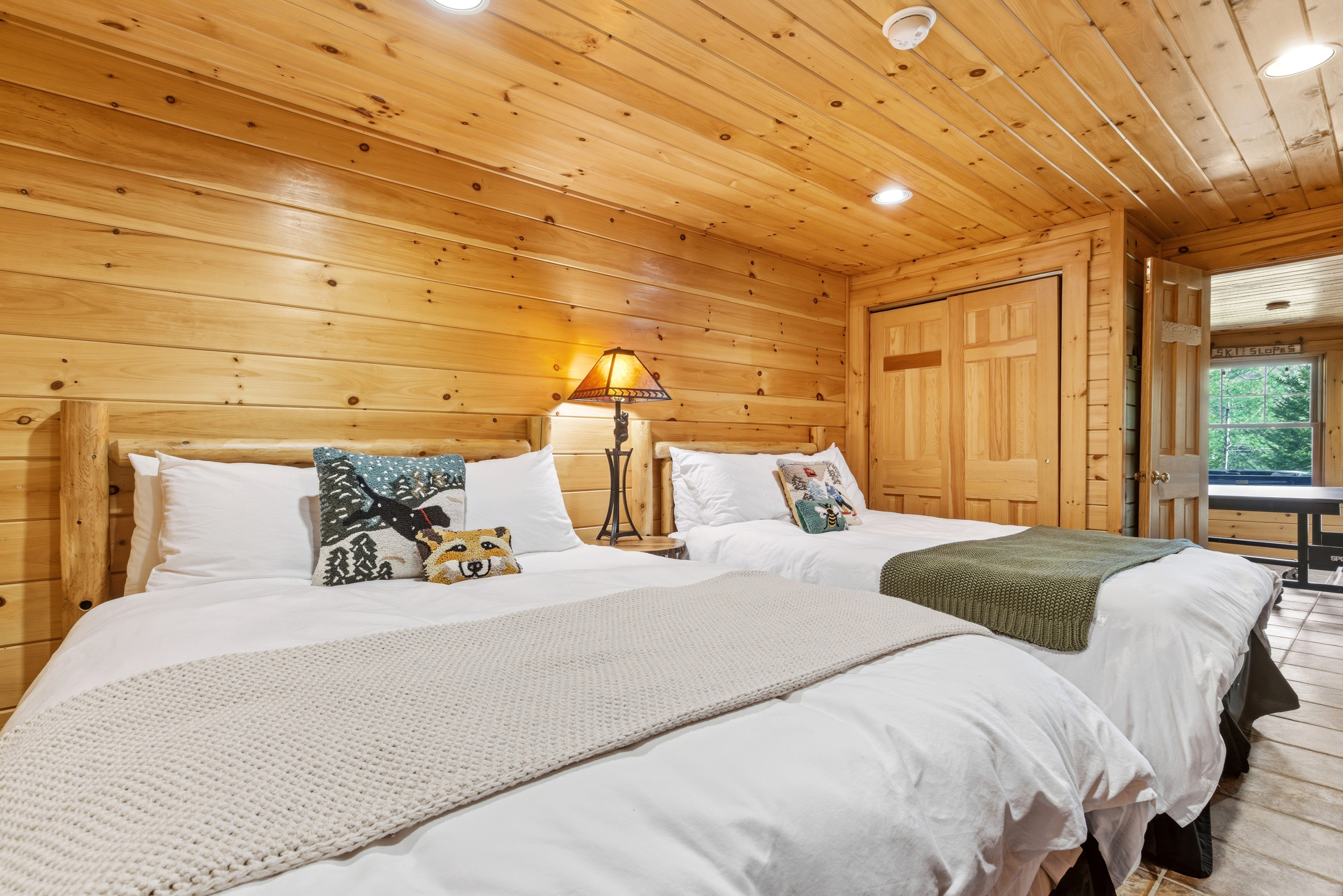 Comfortable and welcoming bedroom offering a peaceful retreat for a restful night's sleep.