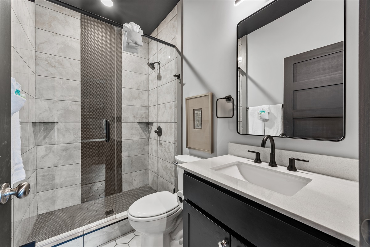 En-suit bathroom of bedroom #4.