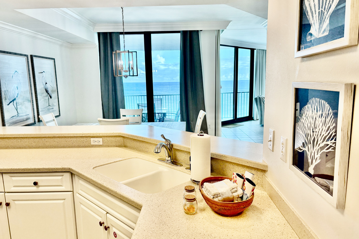 Fabulous views from the kitchen!