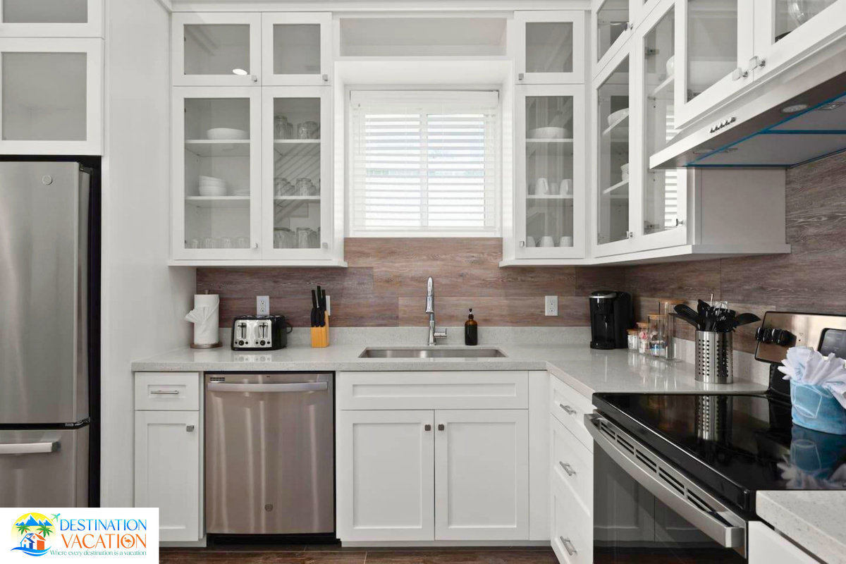 Modern finishes and premium appliances elevate every meal.