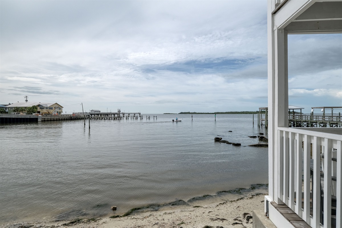 View of Gulf from porch