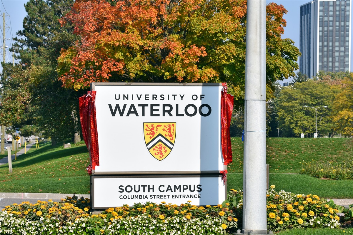 University of Waterloo - 2 km away!