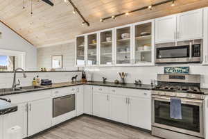 Fully equipped with everything you need to prepare meals