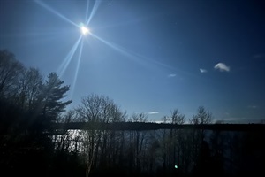 Sunset pictures from the property