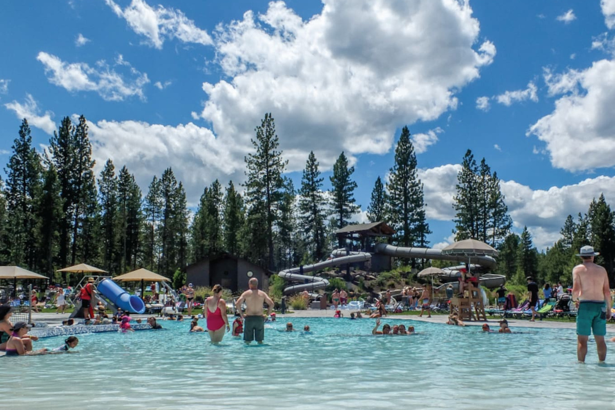 The Sunriver pool, the SHARC, is so fun and the house comes with 8 passes (ages 3 and under don't need a pass, additional passes can be purchased).