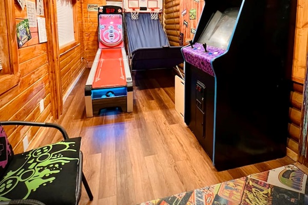 The Arcade room is a non-stop place for fun and activity.