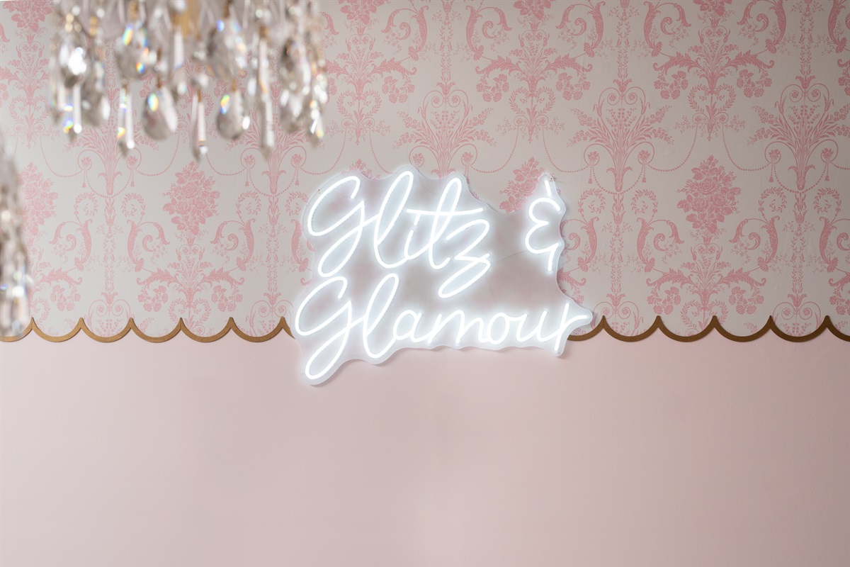Glitz and Glamour Wall