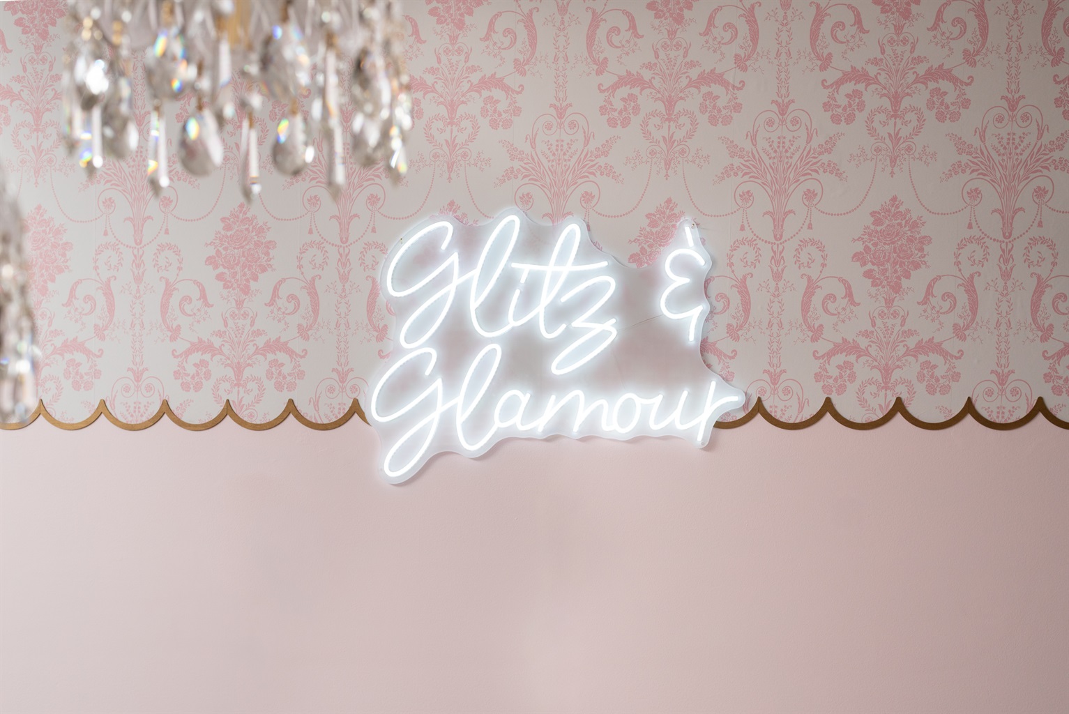 Glitz and Glamour Wall