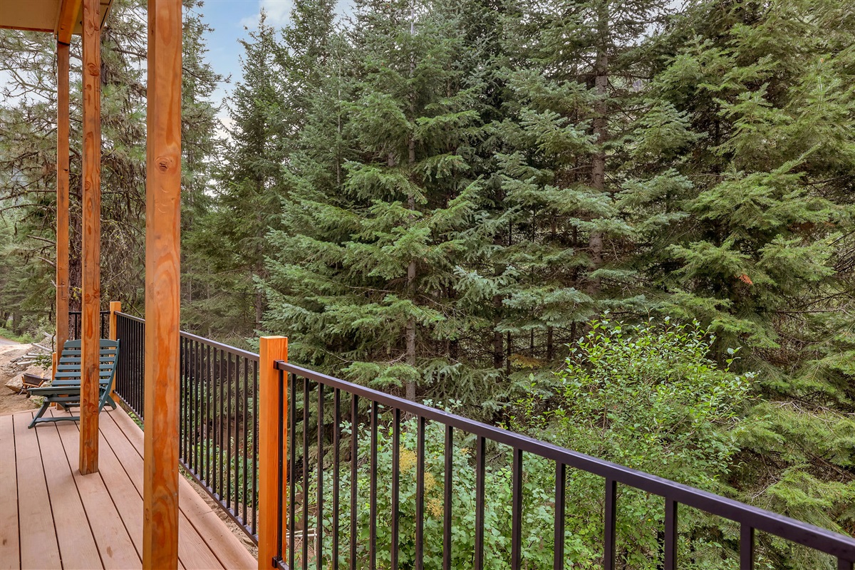 Sip your coffee on the deck while enjoying the scenic views