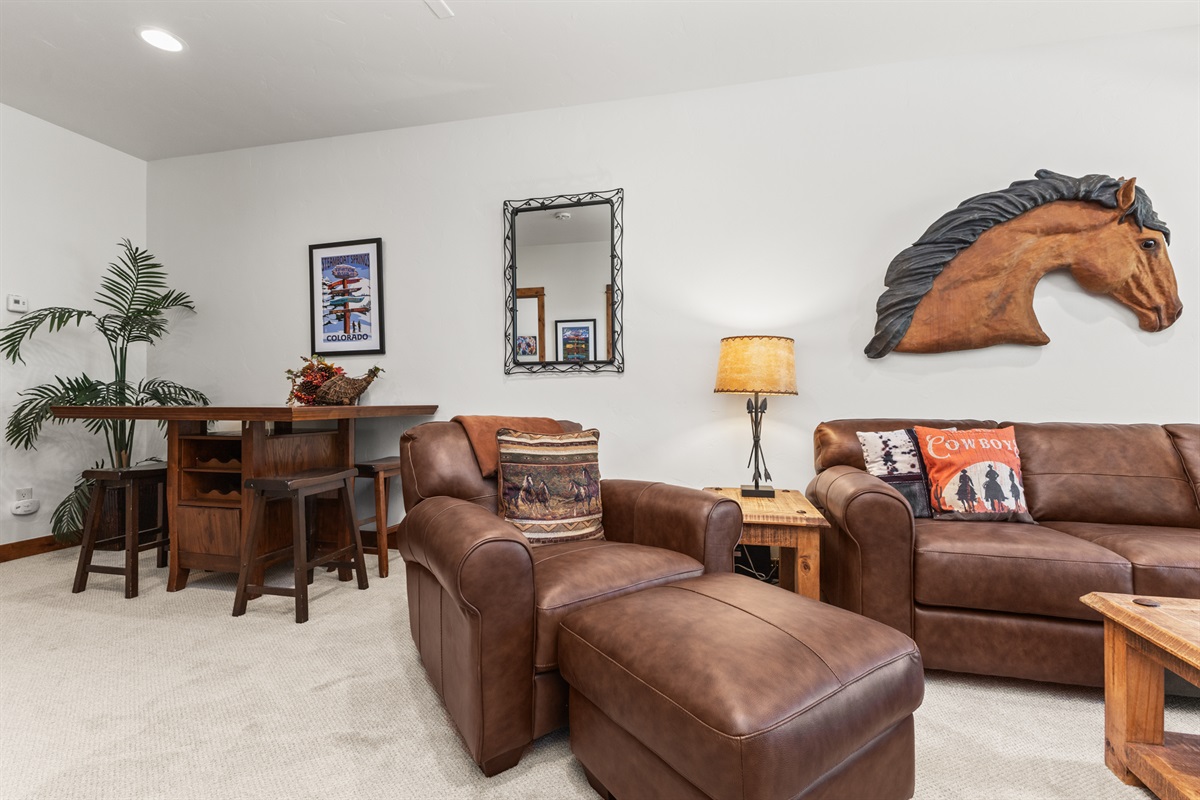 2nd Level - Living Area with Secondary Dining Table