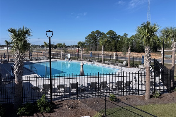 The best view from a primary bedroom ever