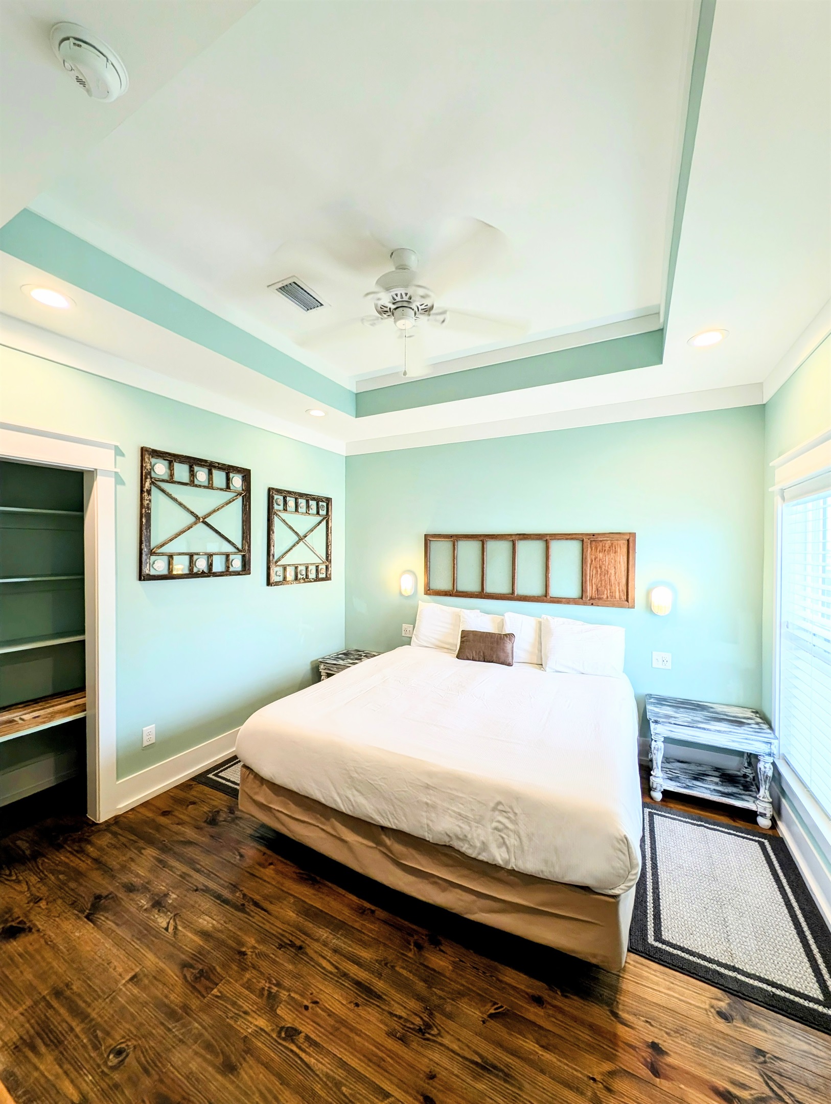 Additional King suite with private bath has views of the pool.