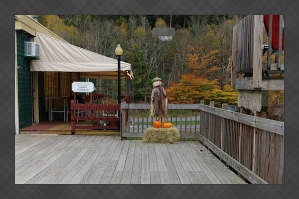 Deck in Fall