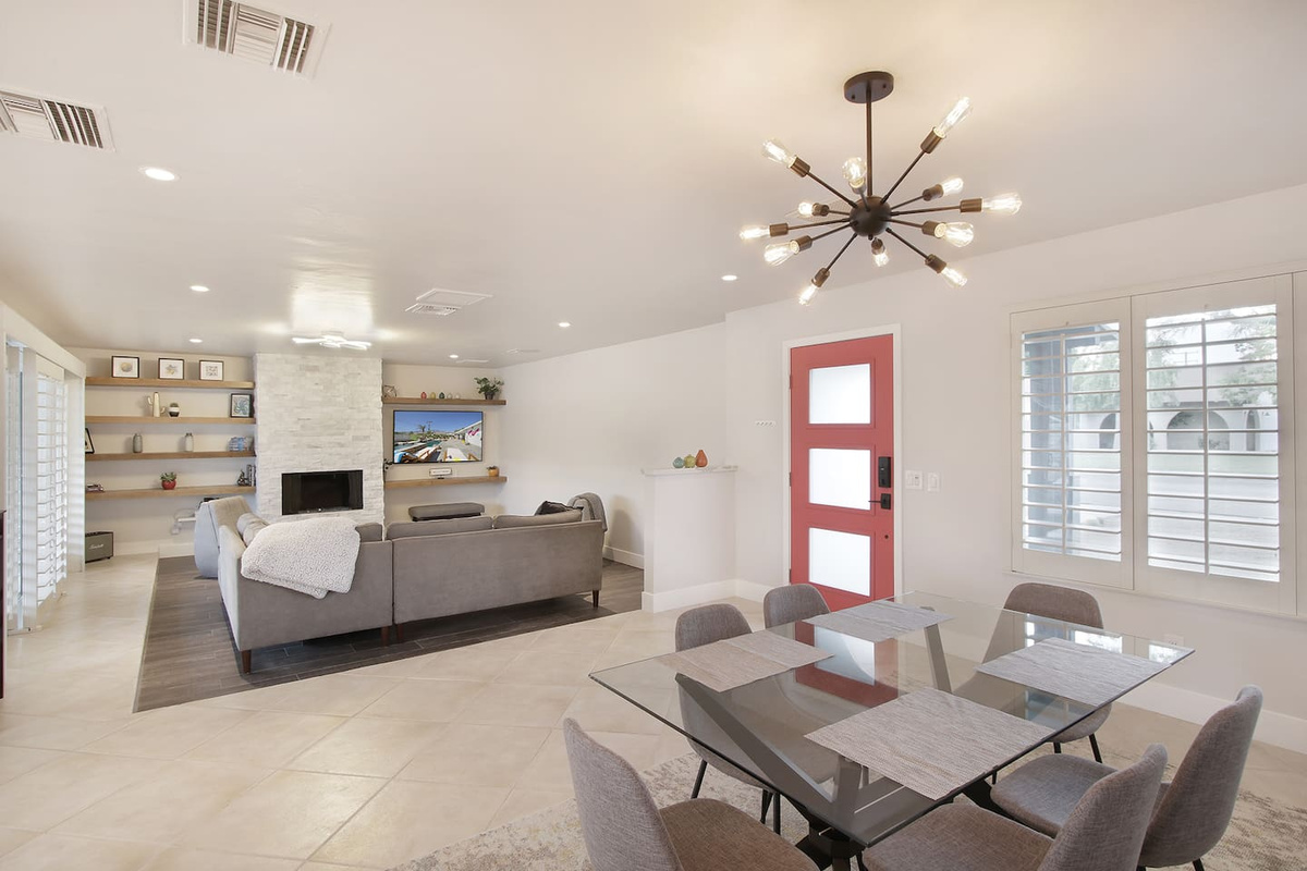 Open Concept Living Area