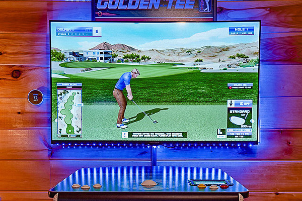 PGA Golden Tee for hours of family fun!