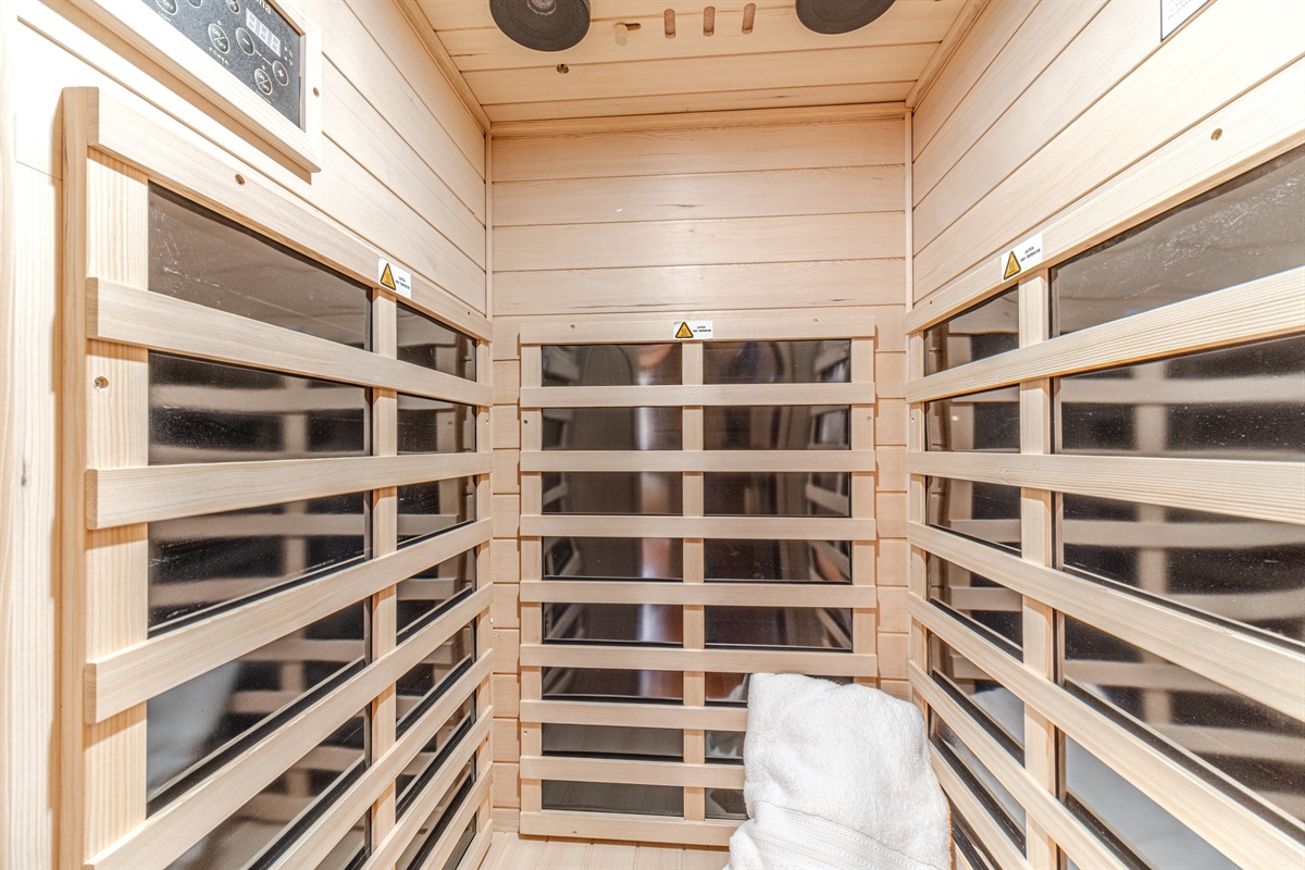 Infrared Sauna in Master Bedroom