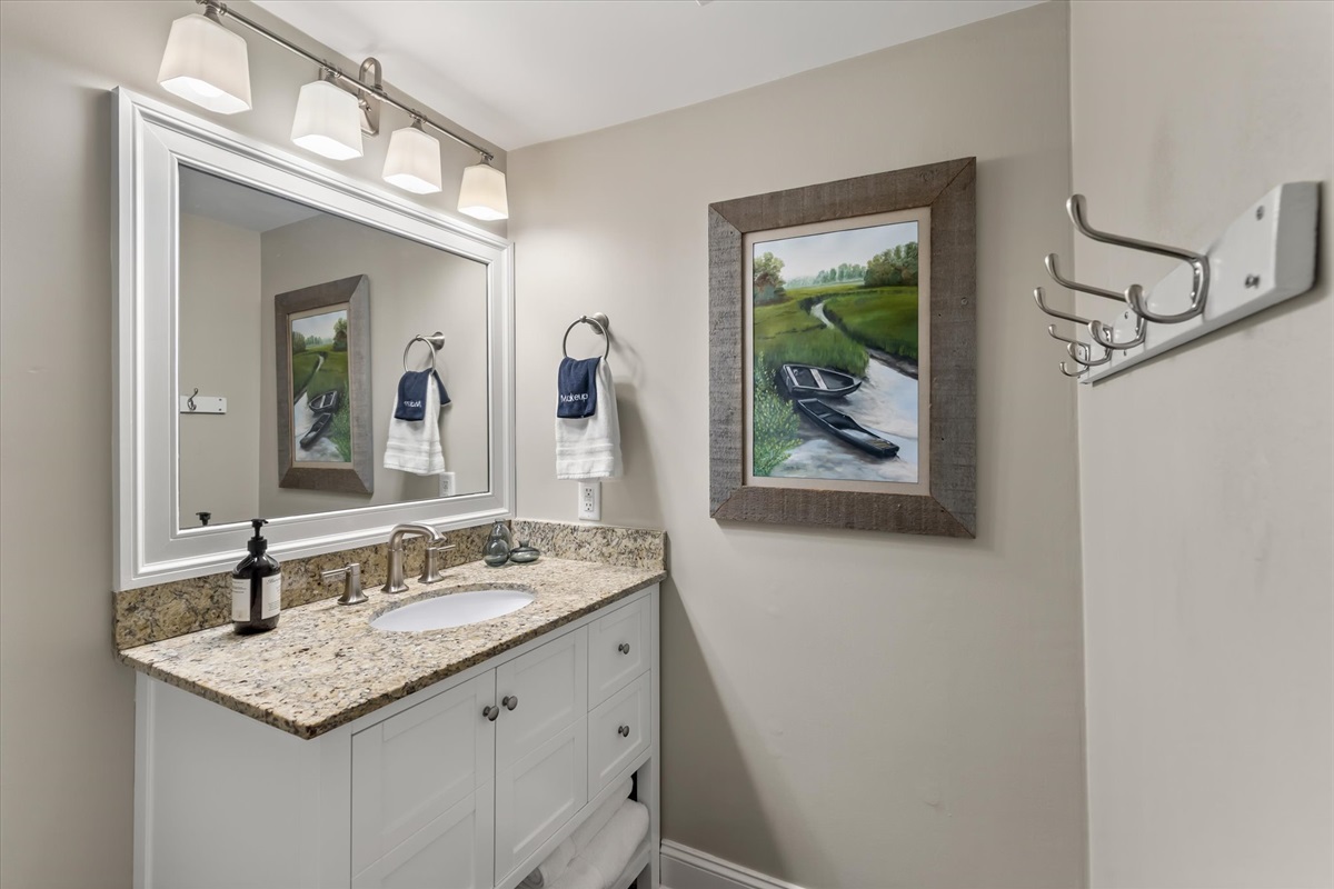 Hall full bathroom with shower