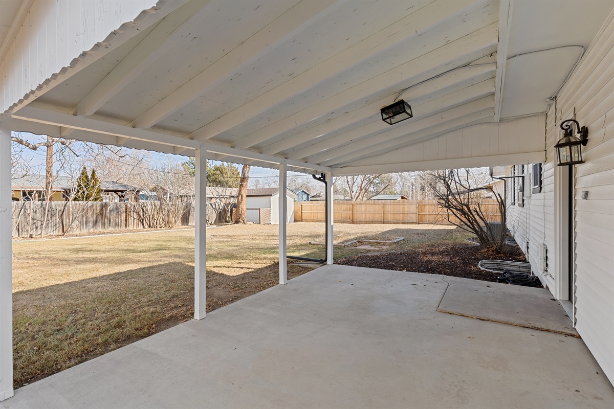Back patio