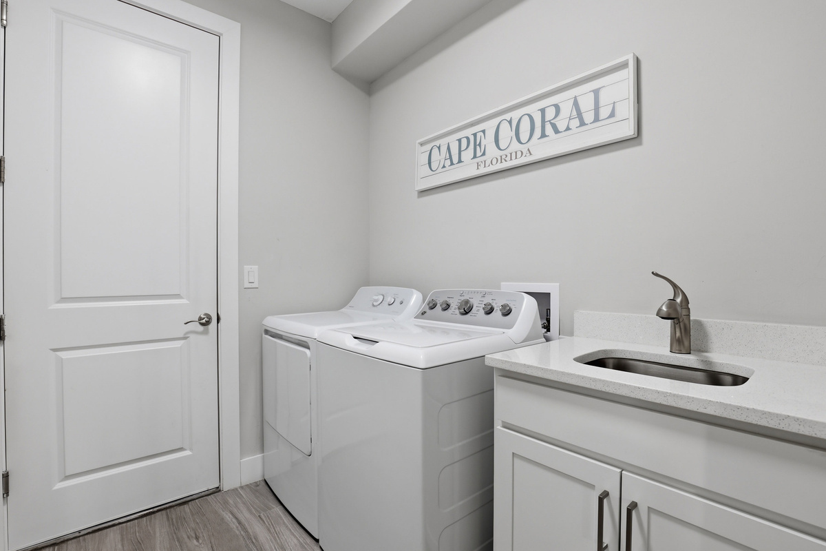 Laundry for guest use