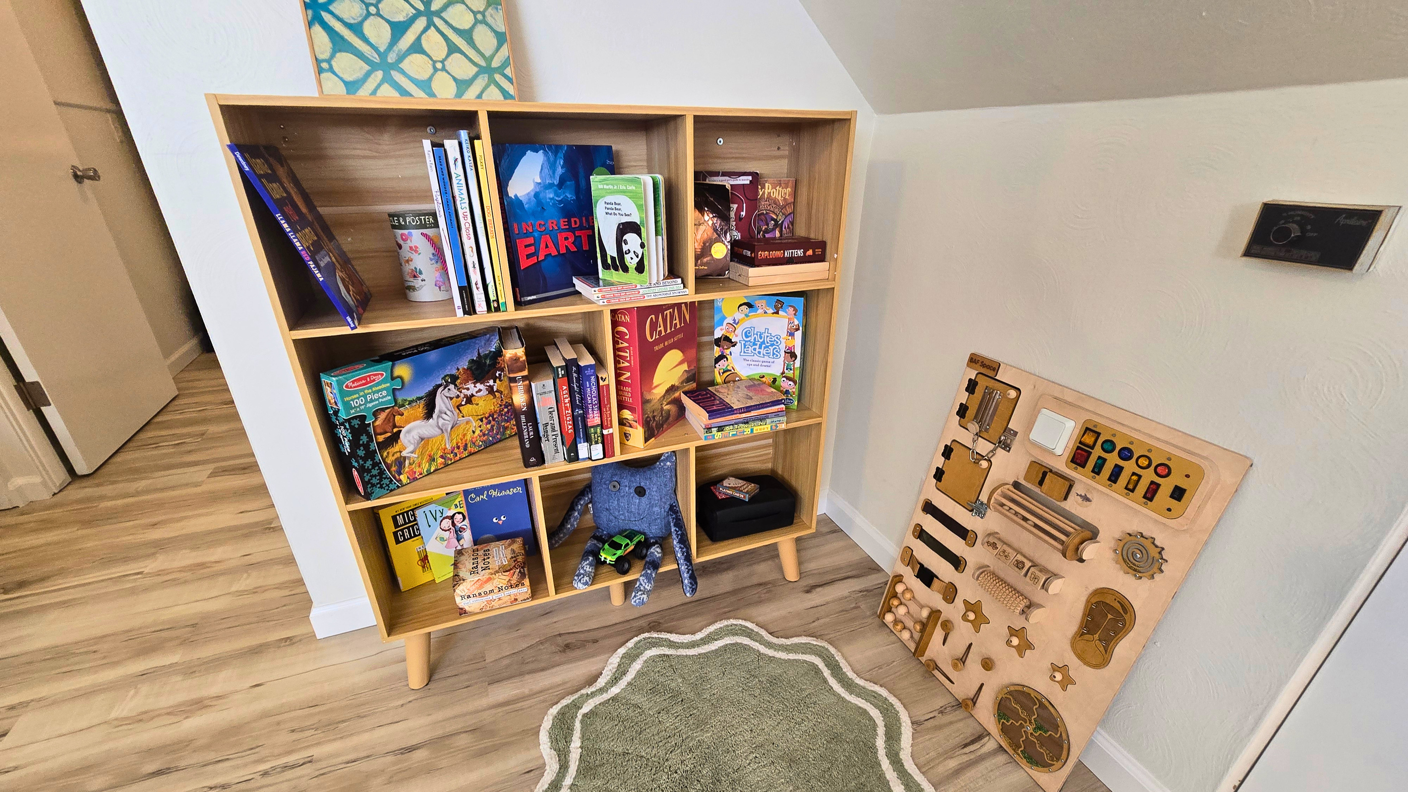 Entertainment for everyone—from busy boards for toddlers to books, puzzles, and games for all ages.
