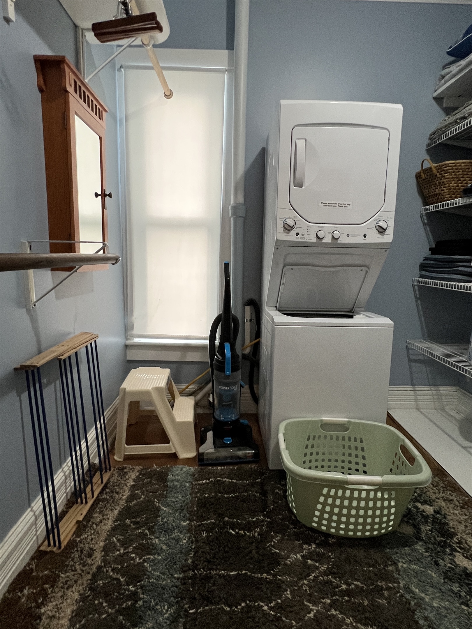 Laundry in King bedroom