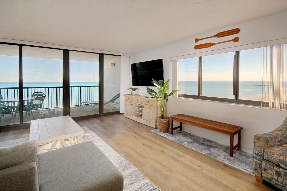 Corner unit with sunset views
