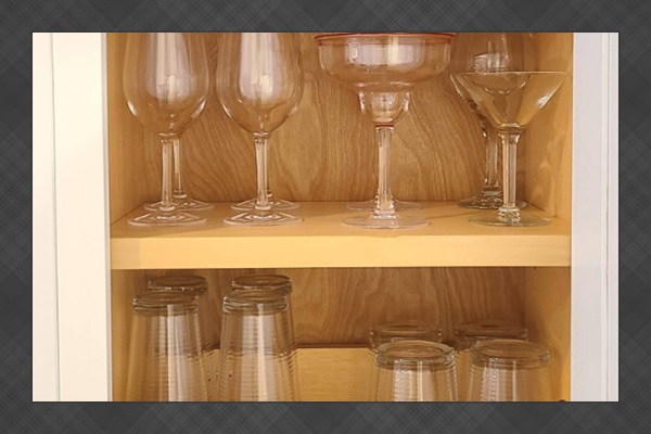 For your convenience, our kitchenette is thoughtfully stocked with everything you might need.
