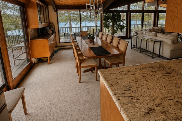 Dining Room with Lakeviews
