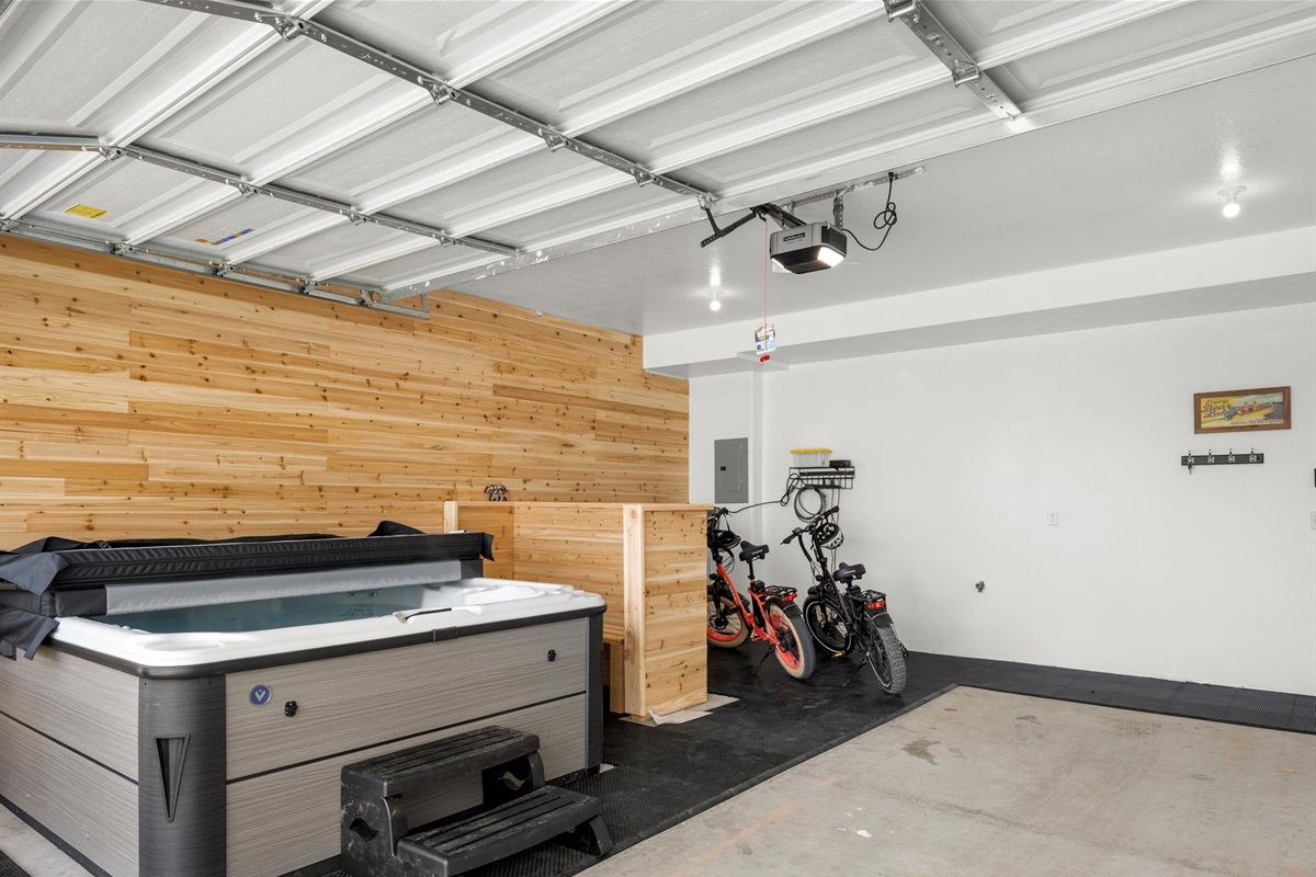 Hot Tub & Electric Bikes