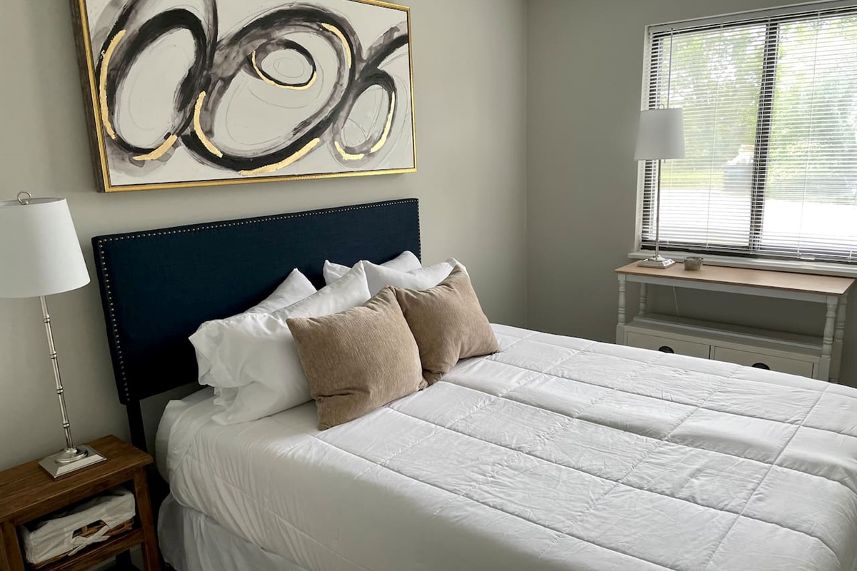 Bedroom 2- Queen size- Memory foam mattress