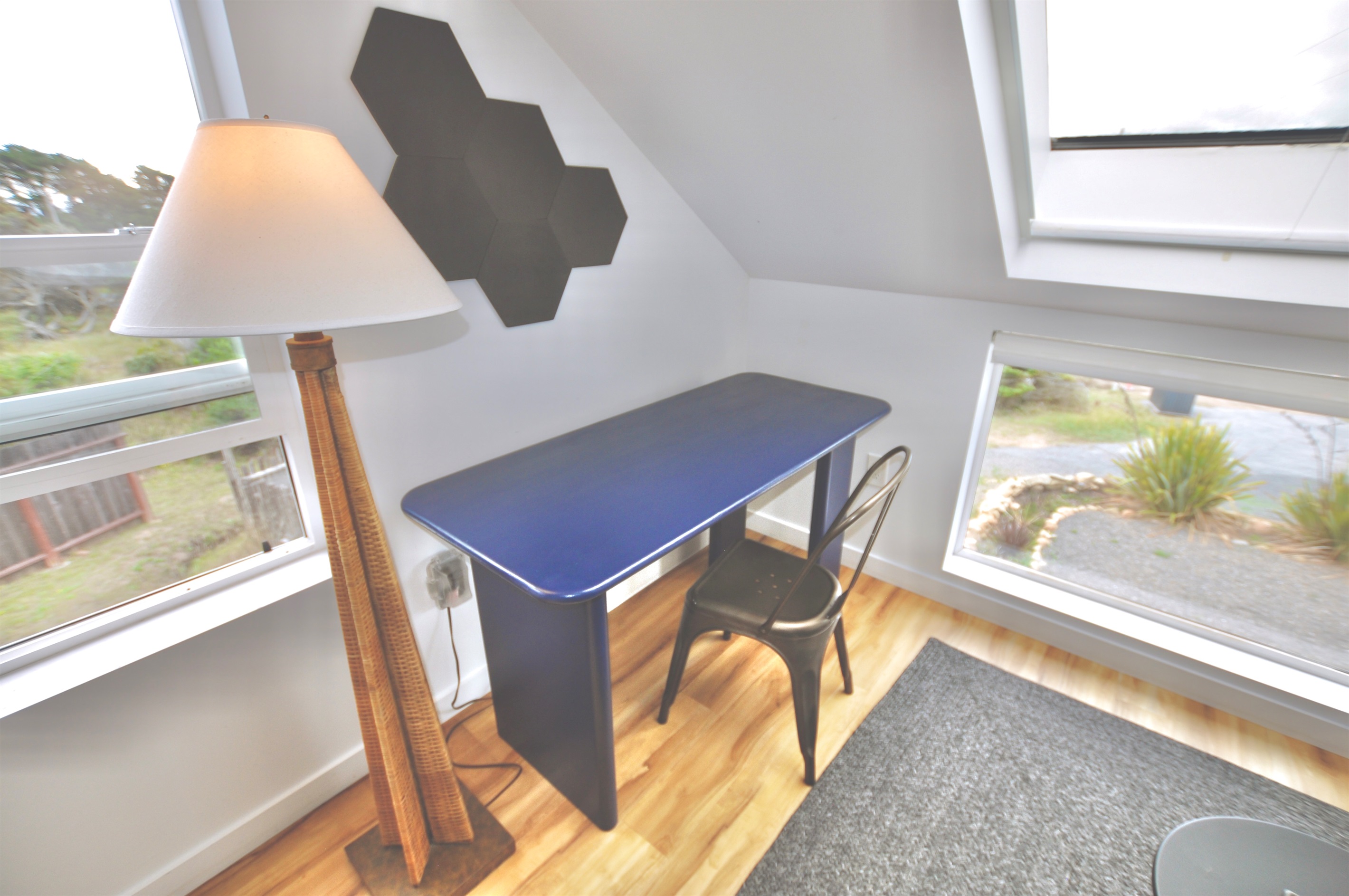 dedicated workspace with ocean view and high-speed internet