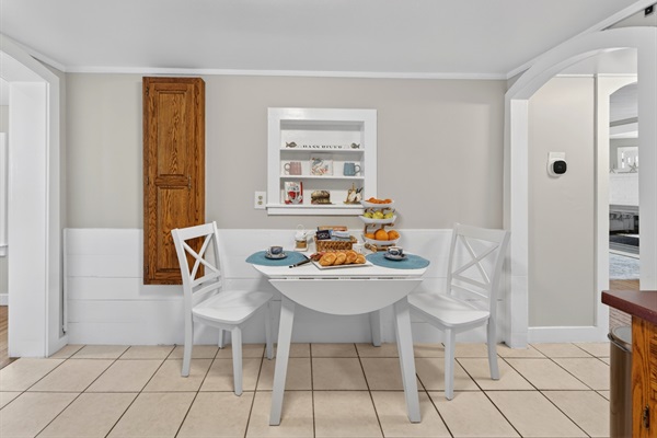 A little extra seating, just for your comfort!