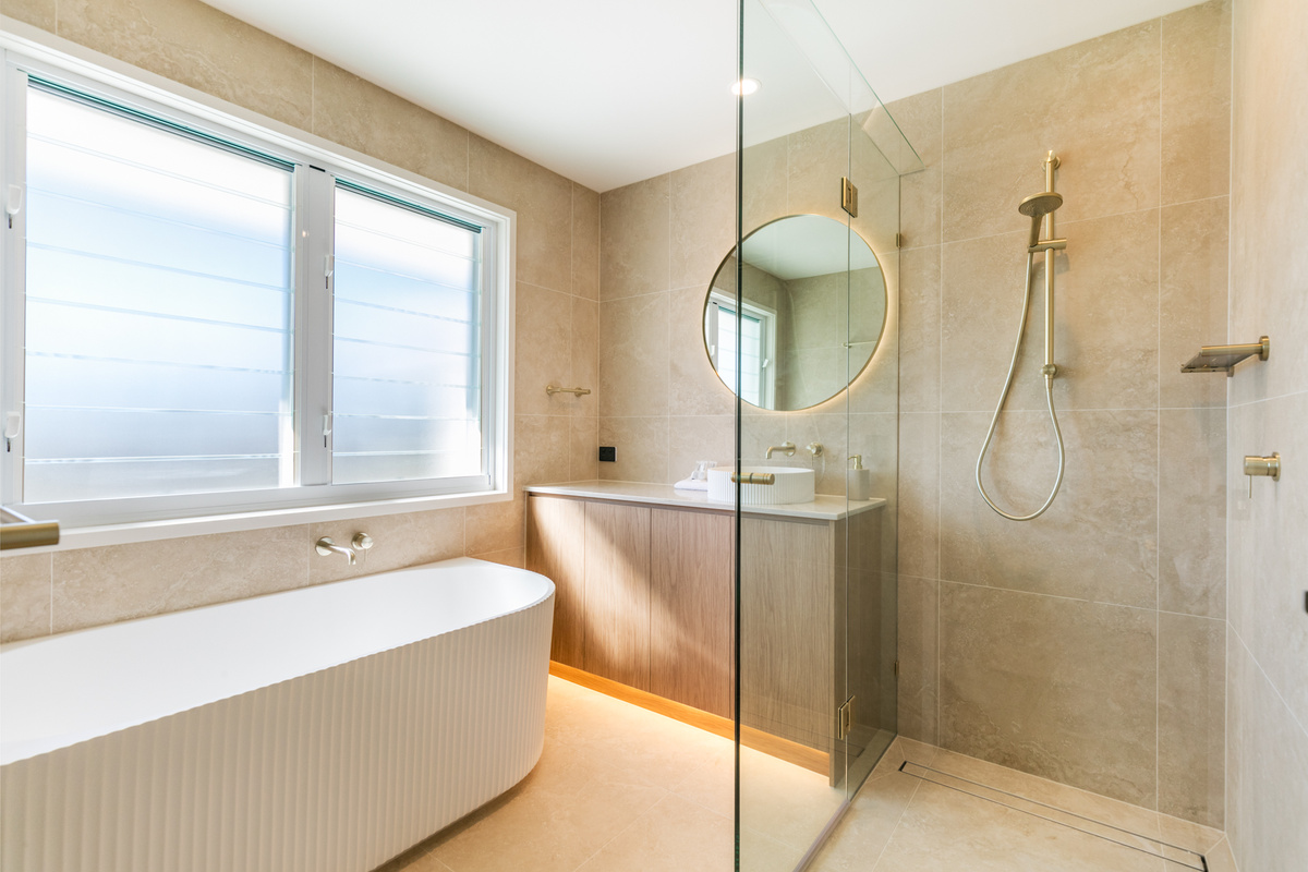 Main bathroom - upper level