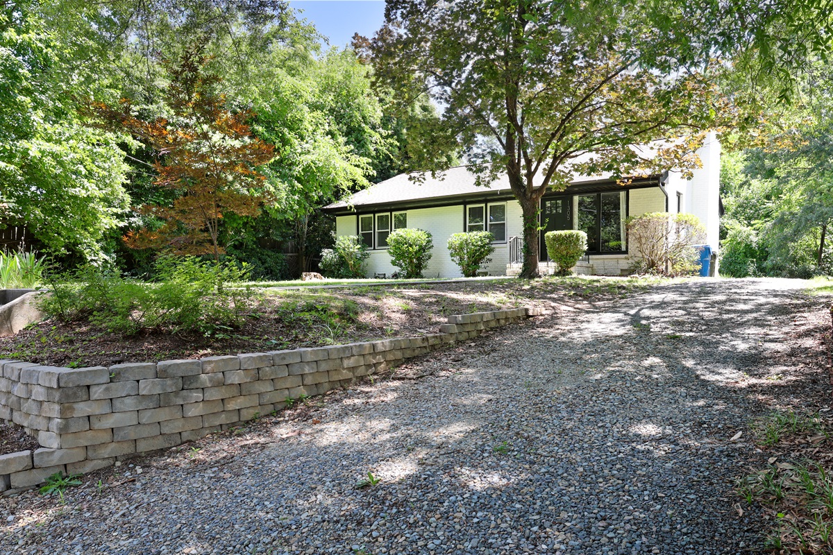 Exterior-View from Street-Driveway to the right of home
